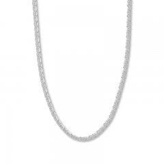 30" Mariner Chain 14K White Gold Appx. 4.4mm