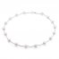 Cultured Pearl Necklace Sterling Silver 17"