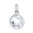 Soccer Ball Charm Sterling Silver