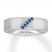 Neil Lane Men's Natural Sapphire Wedding Band 14K White Gold