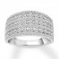 Diamond Anniversary Band 1 ct tw Round-cut 14K White Gold