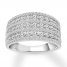 Diamond Anniversary Band 1 ct tw Round-cut 14K White Gold