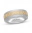 Neil Lane Men's Diamond Wedding Band 1/5 ct tw Round-Cut 14K Two-Tone Gold