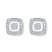 Diamond Earrings 1/20 ct tw Round-cut Sterling Silver