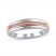 Diamond Wedding Band 1/10 ct tw 10K Two-tone Gold