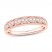 Diamond Anniversary Ring 1/5 ct tw 10K Rose Gold