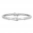 Love + Be Loved Diamond Bracelet 4 ct tw 14K White Gold 7.25"