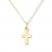 Children's Cross Necklace 14K Yellow Gold