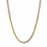 Men's Wheat Chain Necklace Yellow Ion-Plated Stainless Steel