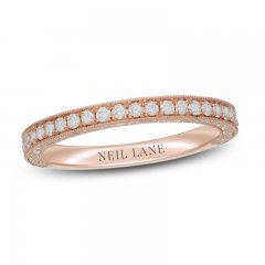 Neil Lane Diamond Wedding Band 1/3 ct tw Round-cut 14K Rose Gold