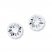 Stud Earrings 14K White Gold