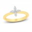 Diamond Ring 1/10 ct tw Round-cut 10K Yellow Gold