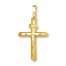 Crucifix Charm 14K Yellow Gold