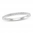 Diamond Wedding Band 1/6 ct tw Round-cut 14K White Gold