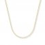 Cable Chain Necklace 14K Yellow Gold 24" Length