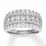 Diamond Anniversary Band 2 Carats tw 10K White Gold