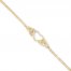 Heart Anklet 14K Yellow Gold