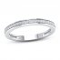 Diamond Wedding Band 1/10 ct tw Round-cut 10K White Gold