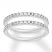 Diamond Wedding Bands 5/8 ct tw Round-cut 14K White Gold