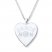 Dance Mom Heart Sterling Silver Locket Necklace