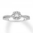 Diamond Engagement Ring 1/2 ct tw 14K White Gold