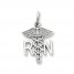 Nurse Charm 14K White Gold