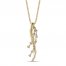 Le Vian Creme Brulee Diamond Necklace 1/6 ct tw 14K Honey Gold 20"