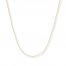 Cable Chain Necklace 14K Yellow Gold 20" Length