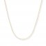 Cable Chain Necklace 14K Yellow Gold 20" Length