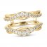 Leo Diamond Enhancer Band 3/4 ct tw Round-cut 14K Yellow Gold