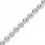 Diamond Bracelet 1/10 ct tw Round-cut Sterling Silver