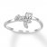 Diamond Ring 1/5 ct tw Round-cut 14K White Gold