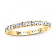 Adrianna Papell Diamond Wedding Band 3/8 ct tw 14K Yellow Gold