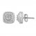 Diamond Earrings 1/2 ct tw Round-cut 10K White Gold