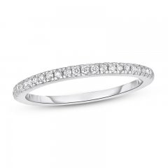 Diamond Wedding Band 1/6 ct tw 14K White Gold