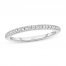 Diamond Wedding Band 1/6 ct tw 14K White Gold