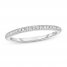 Diamond Wedding Band 1/6 ct tw 14K White Gold