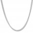 Men's Curb Chain Necklace Stainless Steel 22"