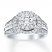 Diamond Engagement Ring 1-1/2 ct tw Round-cut 14K White Gold