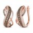 Le Vian Diamond Earrings 1 ct tw 14K Strawberry Gold