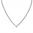 Diamond Necklace 1/10 Carat tw Stainless Steel