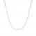 Cable Chain Necklace 14K White Gold 16" Length