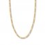 24" Figaro Link Chain 14K Yellow Gold Appx. 5.8mm