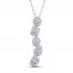 Everything You Are Diamond Necklace 1/2 ct tw 10K White Gold 18"