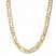 Men's Figaro Link Necklace 10K Yellow Gold 24" Length