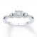 Diamond Promise Ring 1/4 ct tw Round-cut 10K White Gold