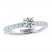 THE LEO Ideal Cut Diamond Engagement Ring 3/4 ct tw Round-cut 14K White Gold