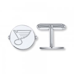 NHL St. Louis Blues Cufflinks Sterling Silver