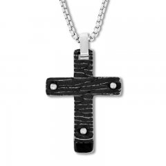 Men's Stainless Steel Cross Necklace