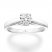 Tolkowsky Solitaire Ring 1/2 ct Round Diamond 14K White Gold